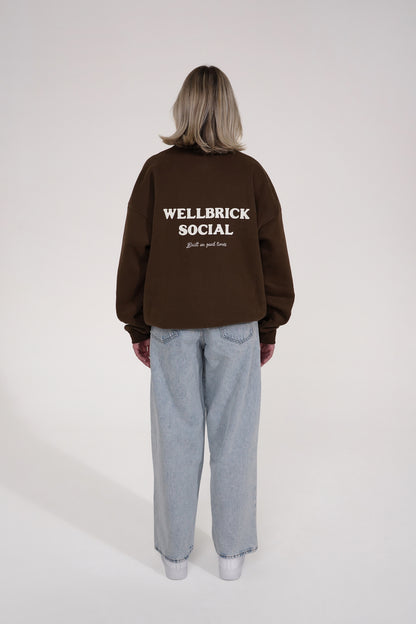 Chocolate Brown Crewneck