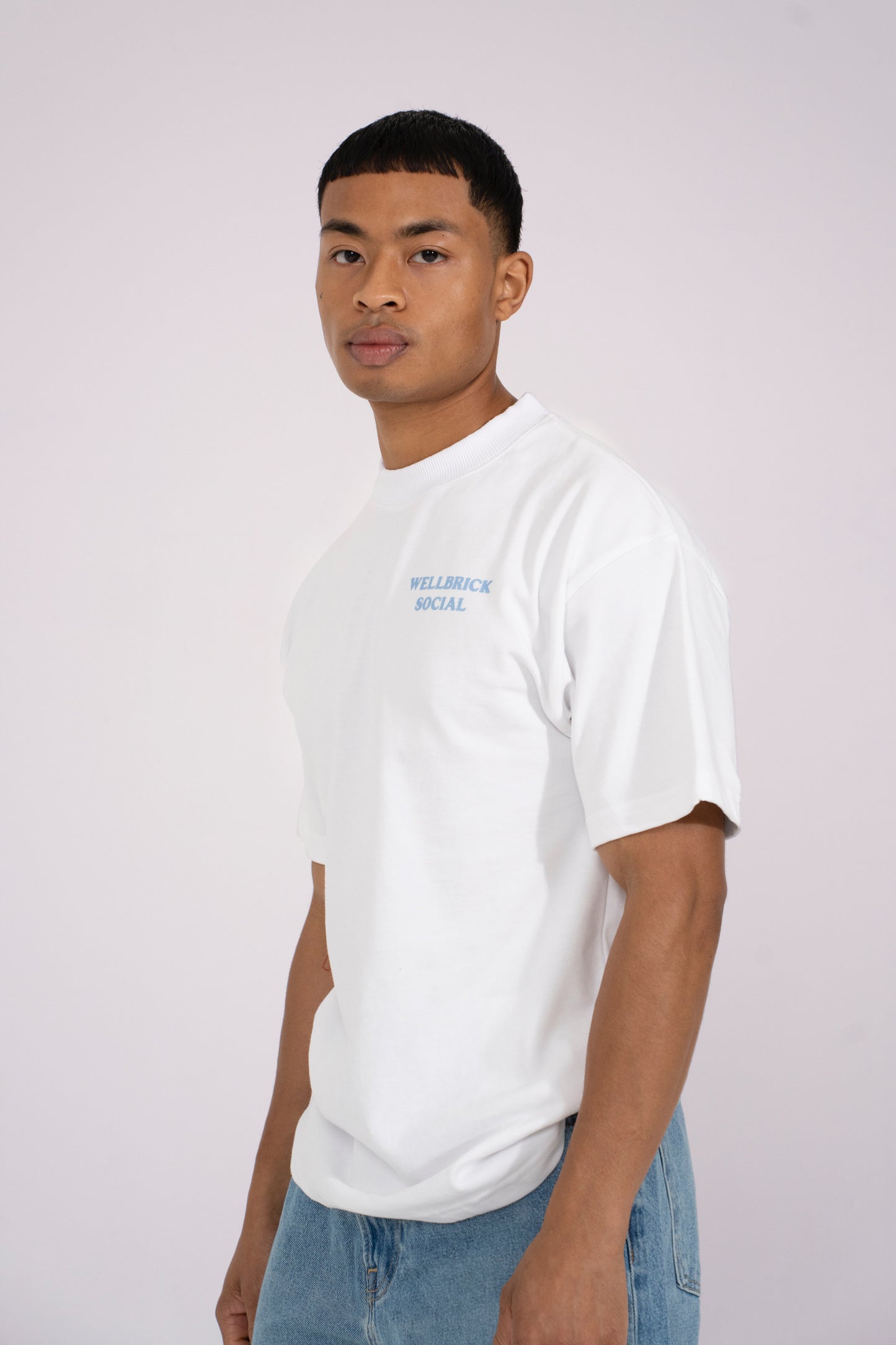 The Social Tee - Powder Blue