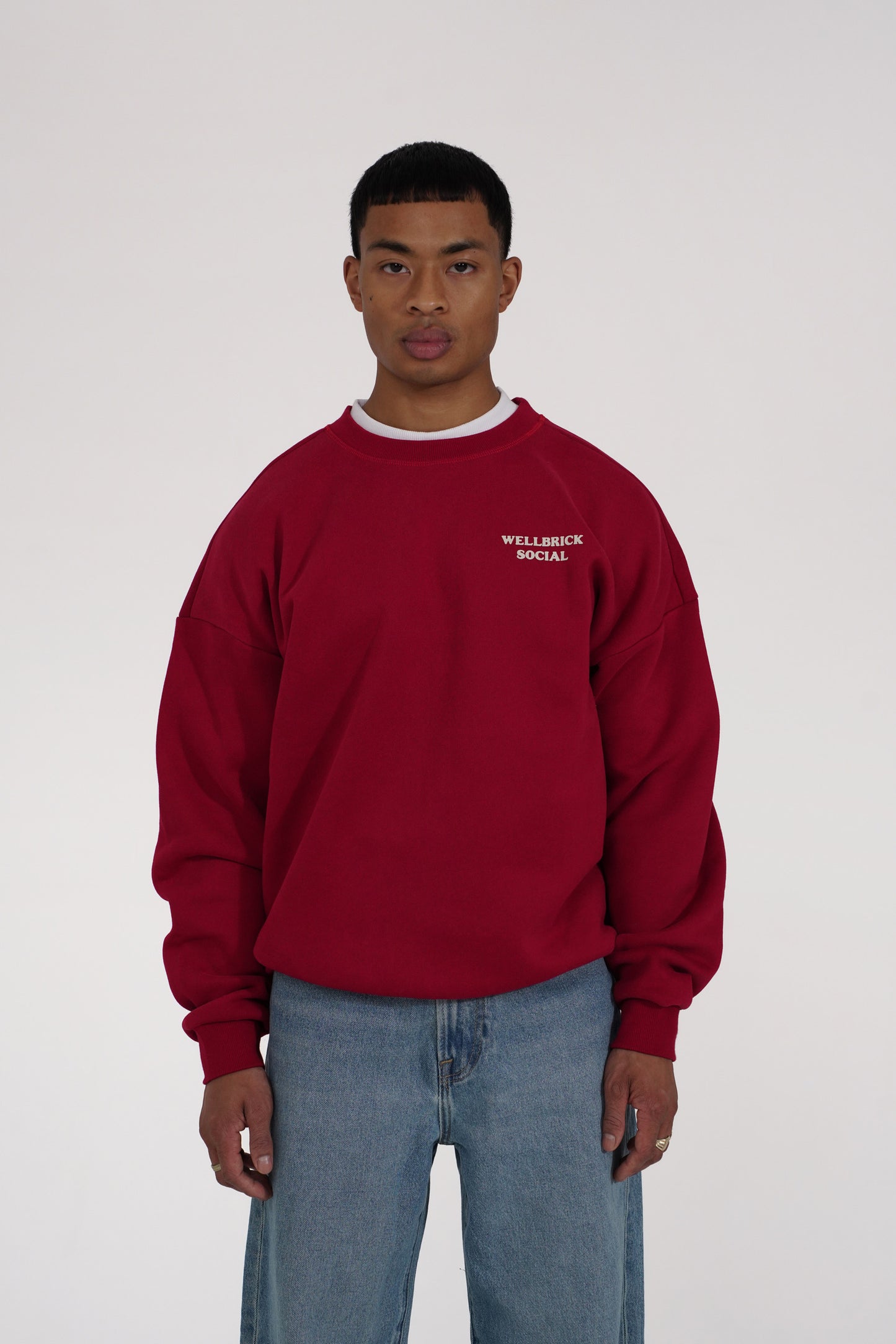 Cherry Red Crewneck