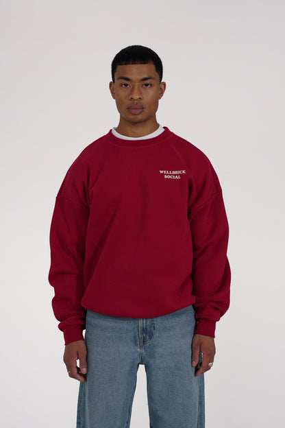 Cherry Red Crewneck