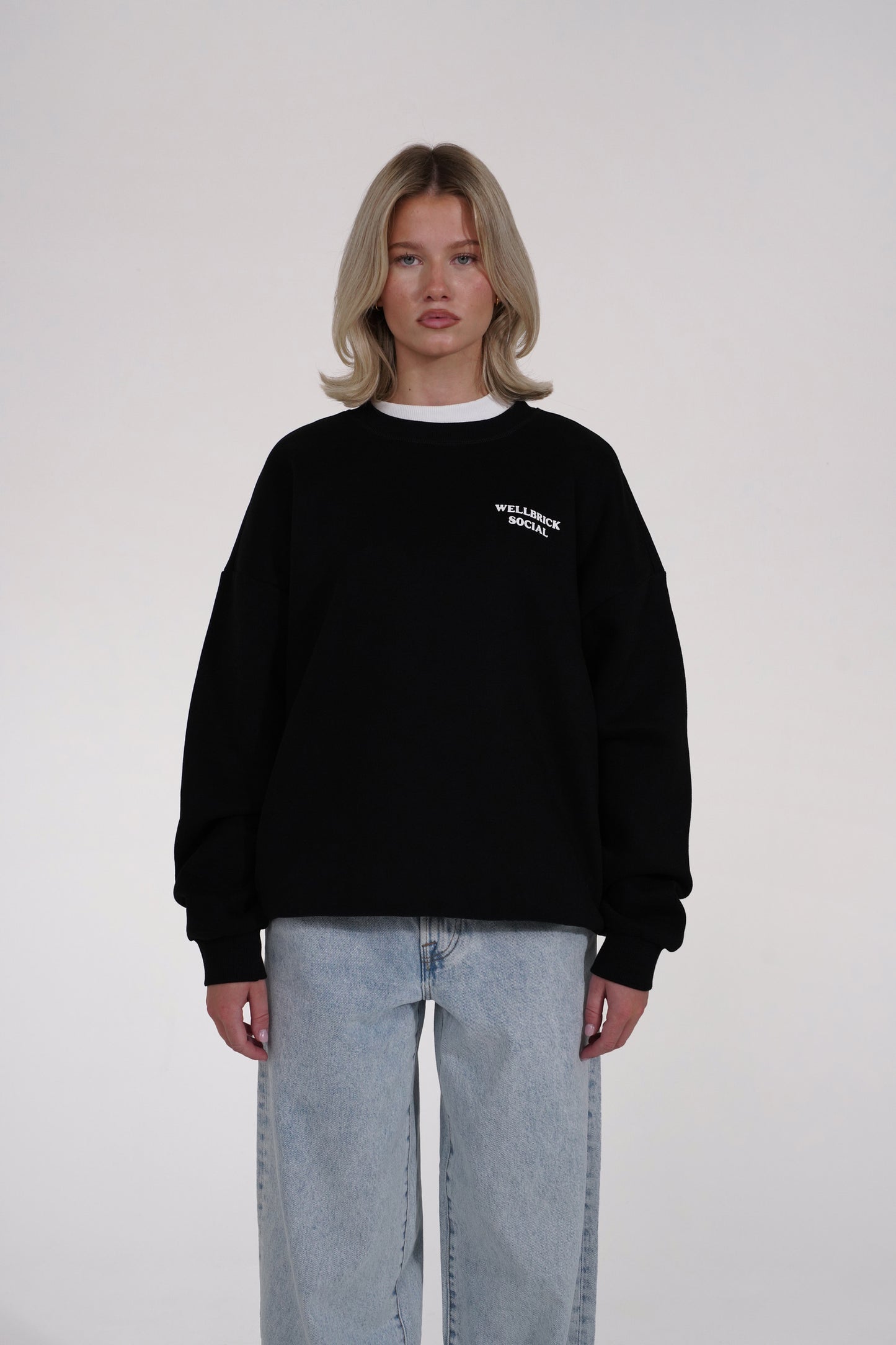 Jet Black Crewneck