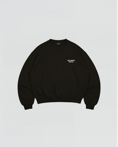 Jet Black Crewneck