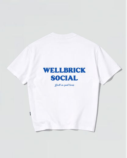 The Social Tee - Cobalt Blue