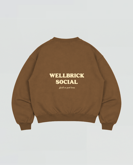 Chocolate Brown Crewneck