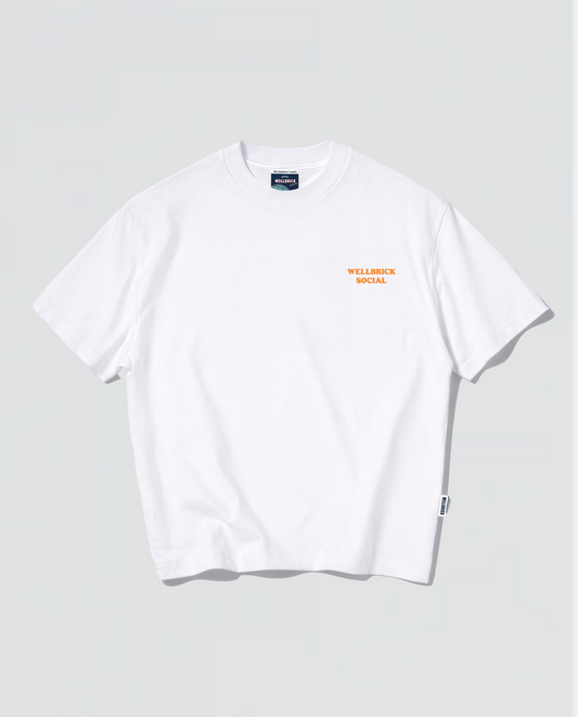 The Social Tee - Sunset Orange