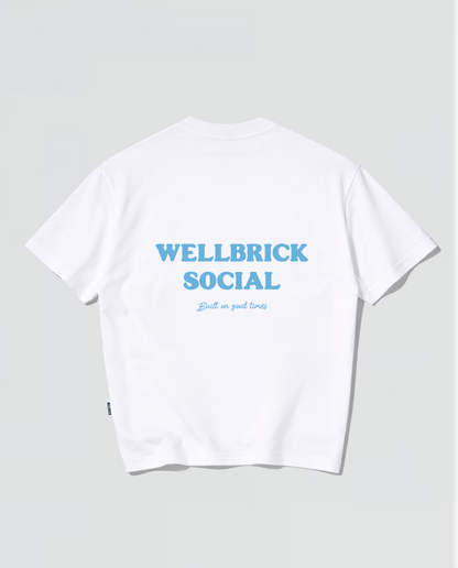 The Social Tee - Powder Blue