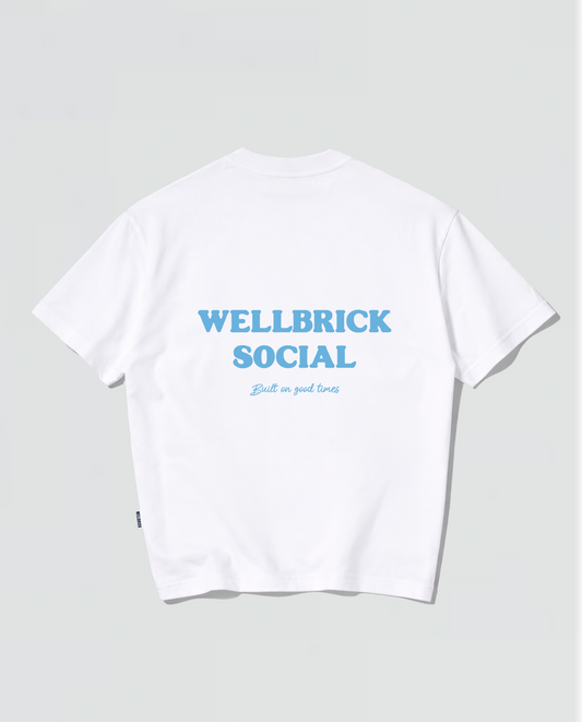 The Social Tee - Powder Blue