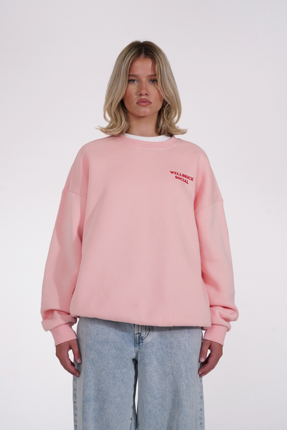 Strawberry Pink Crewneck