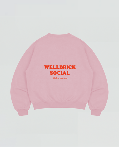 Strawberry Pink Crewneck