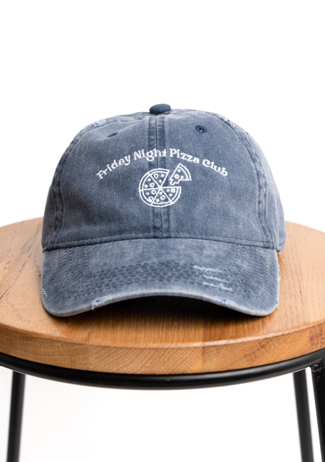 Distressed Hat - Friday Night Pizza Club - WELLBRICK